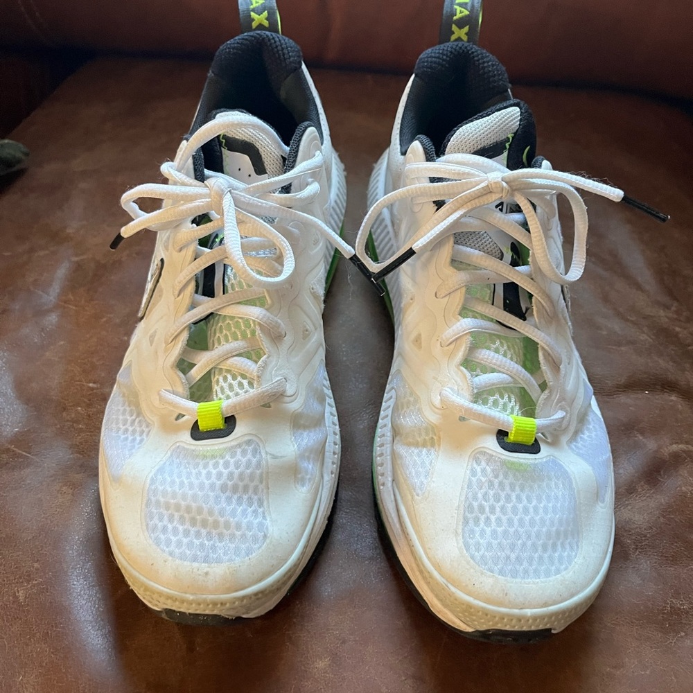 Nike Air Max White and Black with Neon Accents